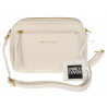 Torebka damska listonoszka pojemna na ramię torba casual modna 7056 Beżowa
