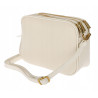 Torebka damska listonoszka pojemna na ramię torba casual modna 7056 Beżowa