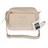 Torebka damska listonoszka pojemna na ramię torba casual modna 7056 Beżowa