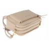 Torebka damska listonoszka pojemna na ramię torba casual modna 7056 Beżowa