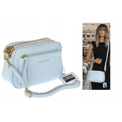 Torebka damska listonoszka pojemna na ramię torba casual 7056 Niebieska