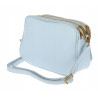 Torebka damska listonoszka pojemna na ramię torba casual 7056 Niebieska