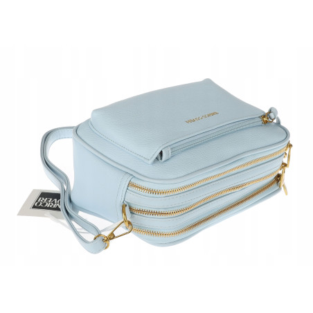 Torebka damska listonoszka pojemna na ramię torba casual 7056 Niebieska