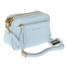 Torebka damska listonoszka pojemna na ramię torba casual 7056 Niebieska