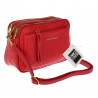 Torebka damska listonoszka pojemna na ramię torba casual 7056 Czerwona