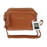 Torebka damska listonoszka pojemna na ramię torba casual modna 7056 Brązowa