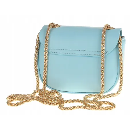 ERICK STYLE Torebka damska niebieska listonoszka kuferek H0968 L.Blue