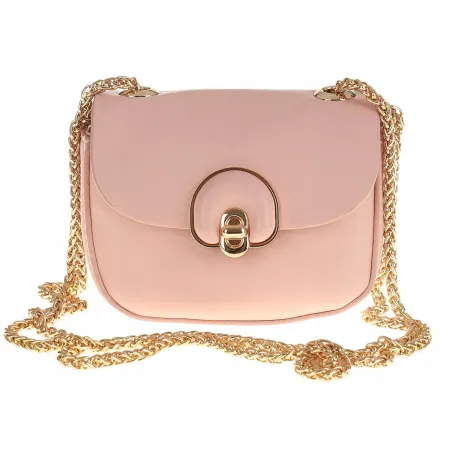 ERICK STYLE Torebka damska różowa listonoszka kuferek H0968 Pink