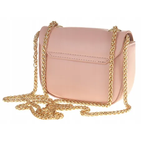 ERICK STYLE Torebka damska różowa listonoszka kuferek H0968 Pink