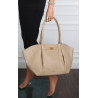 Torebka damska shopperka pojemna na ramię klasyczna torba RS5022 Beżowa