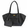 Torebka damska shopperka pojemna na ramię klasyczna torba RS5022 Czarna