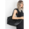 Torebka damska shopperka pojemna na ramię klasyczna torba RS5022 Czarna