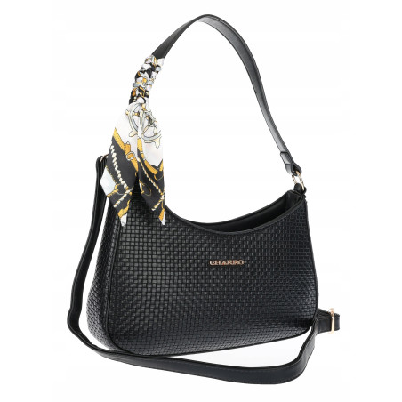 Torebka damska listonoszka kuferek klasyczna na ramię torba CH3360 Czarna