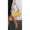 Torebka damska listonoszka kuferek klasyczna na ramię torba CH3360 Żółta