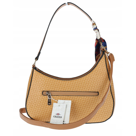 Torebka damska listonoszka kuferek klasyczna na ramię torba CH3360 Brązowa