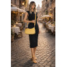 Torebka damska listonoszka kuferek klasyczna na ramię torba CH3360 Żółta