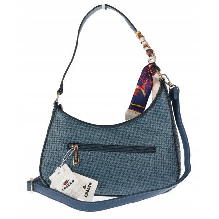 Torebka damska listonoszka kuferek klasyczna na ramię CH3360 Granatowa