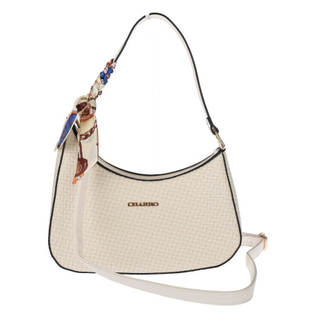 Torebka damska listonoszka kuferek klasyczna na ramię torba CH3360 Beżowa