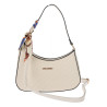 Torebka damska listonoszka kuferek klasyczna na ramię torba CH3360 Beżowa