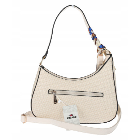 Torebka damska listonoszka kuferek klasyczna na ramię torba CH3360 Beżowa