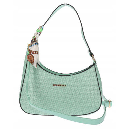 Torebka damska listonoszka kuferek klasyczna na ramię torba CH3360 Zielona