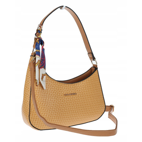 Torebka damska listonoszka kuferek klasyczna na ramię torba CH3360 Brązowa