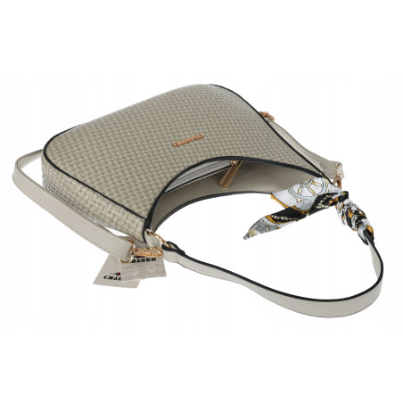 Torebka damska listonoszka kuferek klasyczna na ramię torba CH3360 Szara