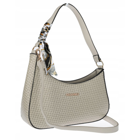 Torebka damska listonoszka kuferek klasyczna na ramię torba CH3360 Szara