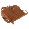 Torebka damska listonoszka pojemna na ramię klasyczna torba CC80733 Brązowa
