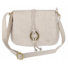 Torebka damska listonoszka pojemna na ramię klasyczna torba CC80733 Beżowa