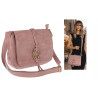 Torebka damska listonoszka pojemna na ramię klasyczna torba CC80733 Różowa