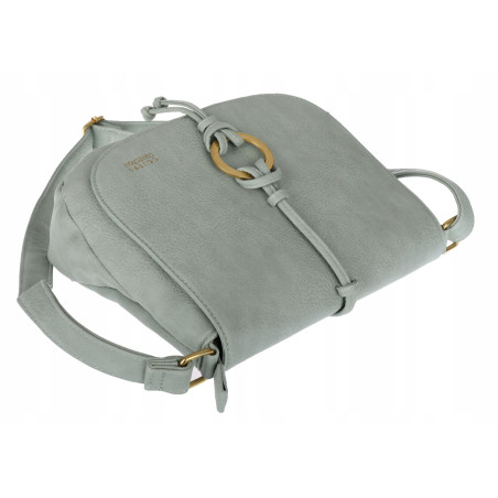 Torebka damska listonoszka pojemna na ramię klasyczna torba CC80733 Zielona