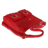 Torebka Damska Shopper Plecak Miejska 2w1 Worek na Ramię EC3165 Czerwona