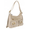 Torebka Damska Shopper Plecak Miejska 2w1 Worek na Ramię EC3165 Beżowa