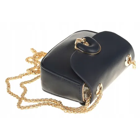 ERICK STYLE Torebka damska granatowa listonoszka kuferek H0968 D. Blue