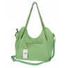 Torebka Damska Worek Shopper Torba na Ramię duża pajemna CH2163 Zielona