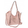 Torebka Damska Worek Shopper Torba na Ramię duża pajemna CH2163 Różowa