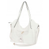 Torebka Damska Worek Shopper Modna Torba na Ramię duża pajemna CH2163 Biała