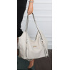 Torebka Damska Worek Shopper Torba na Ramię duża pajemna CH2163 Beżowa