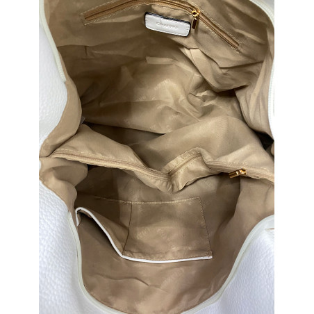 Torebka Damska Worek Shopper Torba na Ramię duża pajemna CH2163 Szara