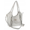 Torebka Damska Worek Shopper Torba na Ramię duża pajemna CH2163 Szara