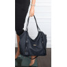 Torebka Damska Worek Shopper Torba na Ramię duża pajemna CH2163 Granatowa