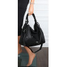 Torebka damska worek listonoszka A4 pojemna torba na ramię CH819 Czarna