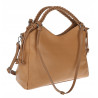 Torebka damska shopper pojemna listonoszka na ramię torba MC599 Brązowa