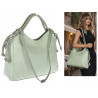 Torebka damska shopper pojemna listonoszka na ramię torba MC599 Zielona