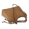 Torebka damska shopper pojemna listonoszka na ramię torba MC599 Brązowa