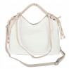 Torebka damska shopper pojemna listonoszka na ramię torba MC599 Biała