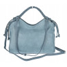 Torebka damska shopper pojemna listonoszka na ramię torba MC599 Niebieska