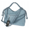 Torebka damska shopper pojemna listonoszka na ramię torba MC599 Niebieska