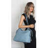 Torebka damska shopper pojemna listonoszka na ramię torba MC599 Niebieska